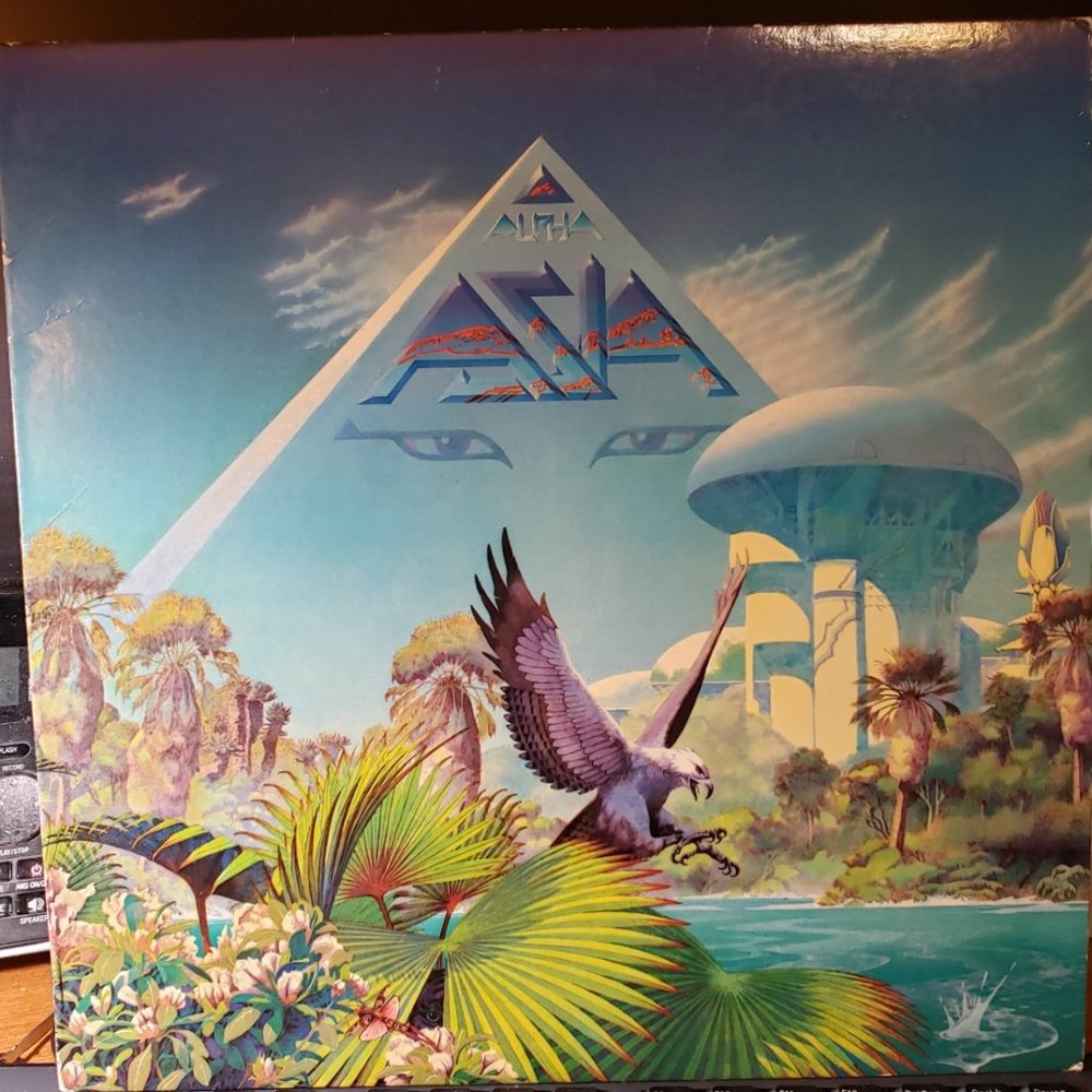 Asia "Alpha" LP 1983 Downes/Howe/Palmer/Wetton, recorded in Canada.